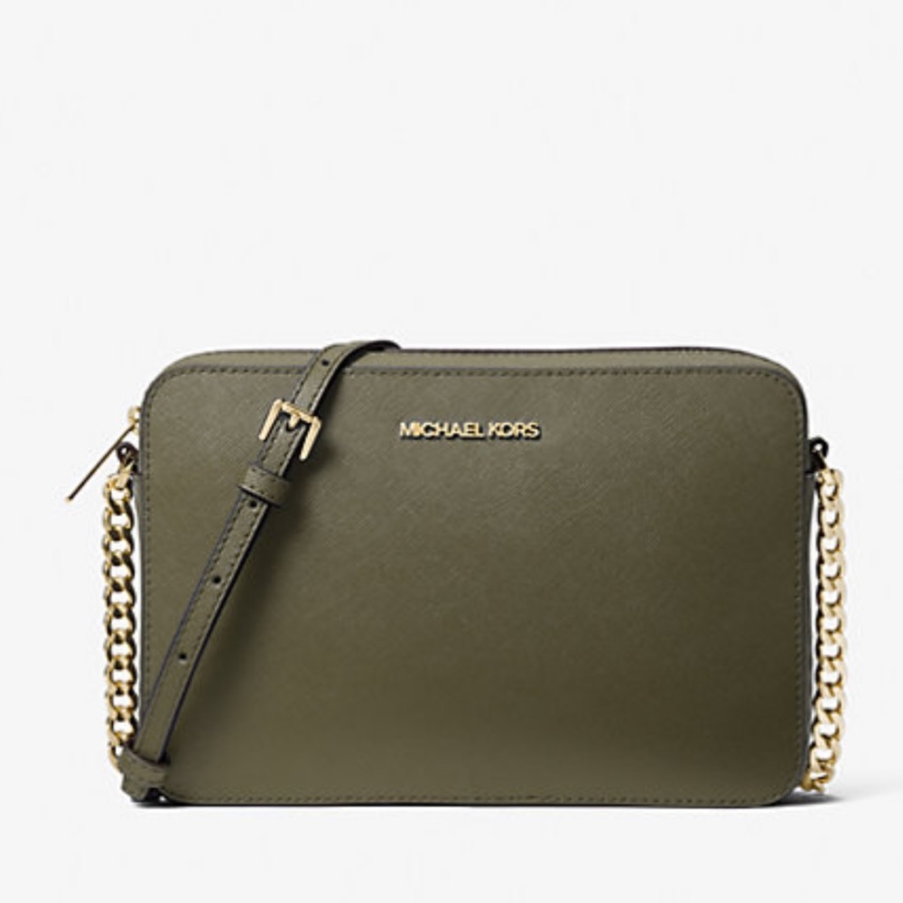 MICHAEL KORS LG EW CROSSBODY Bag Olive 35T8GTTC9L - Picture 10 of 11
